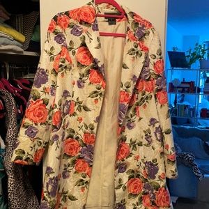 nine West floral brocade jacket.